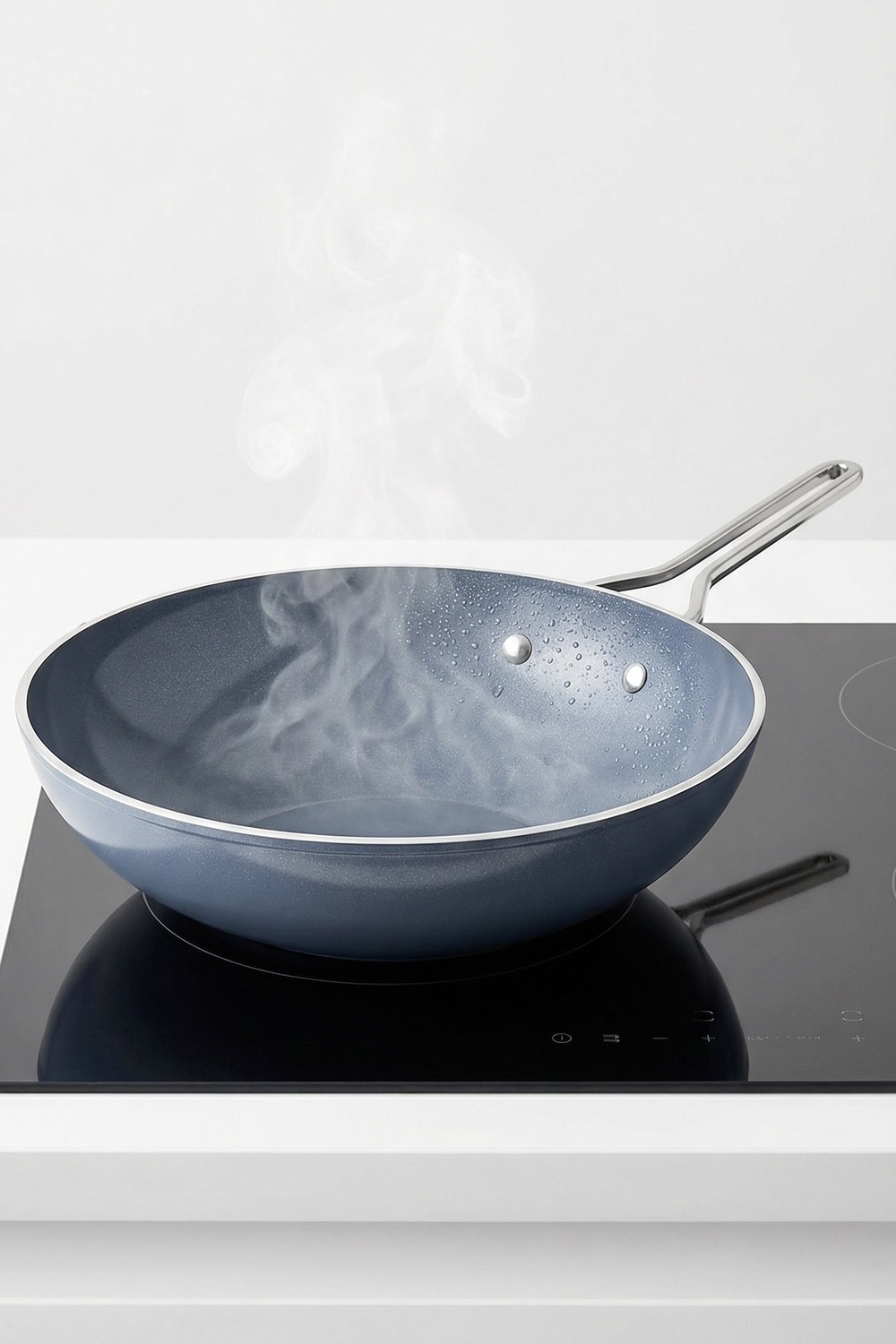 Taç Sera Feel Seramik Yanmaz Yapışmaz Wok Tava 28 cm / Gri