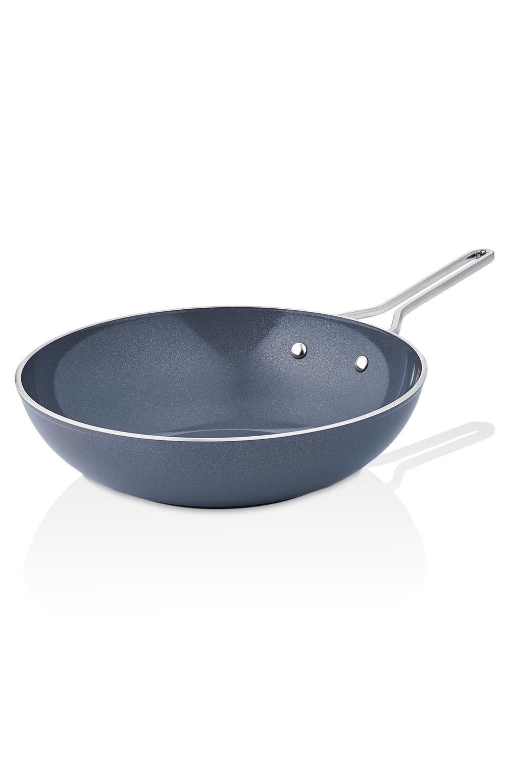Taç Sera Feel Seramik Yanmaz Yapışmaz Wok Tava 28 cm / Gri