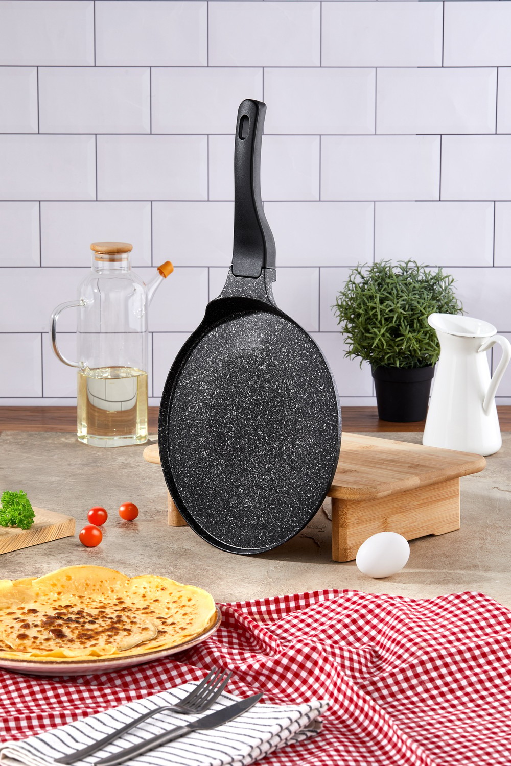 Taç Eva Granit Krep Tavası 28 Cm