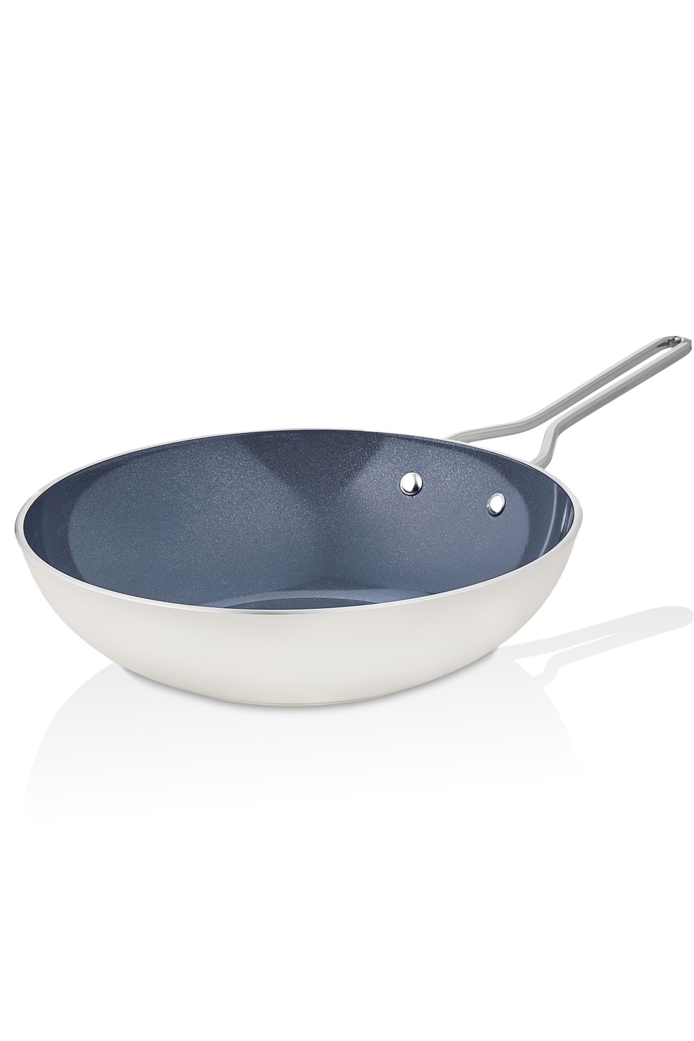 Taç Sera Feel Seramik Yanmaz Yapışmaz Wok Tava 28 cm / Beyaz