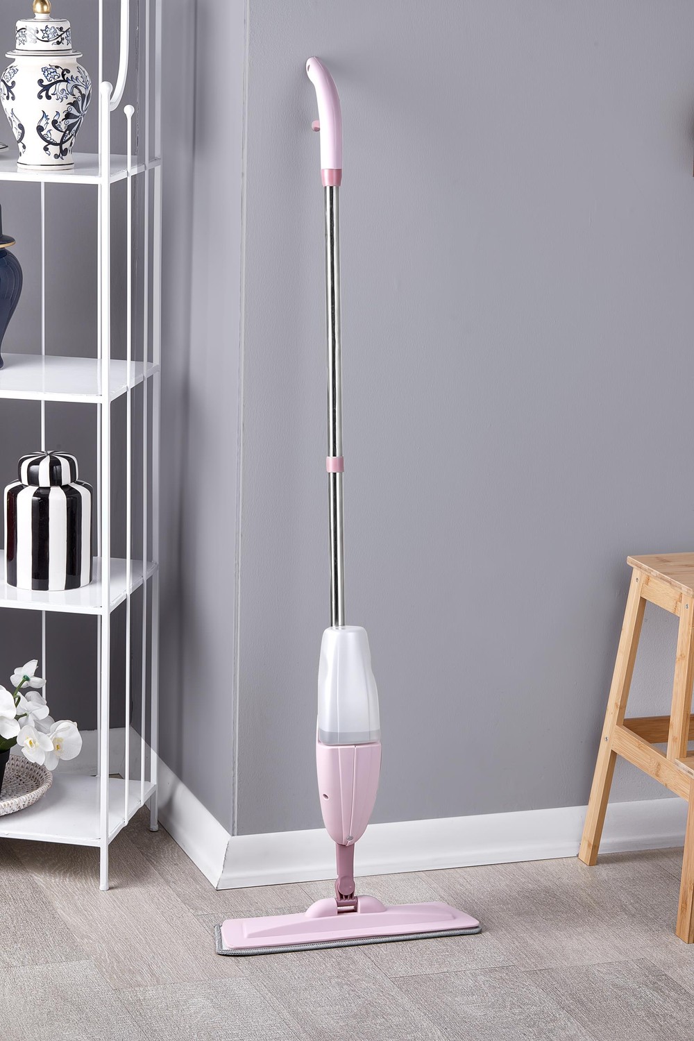Spreyli Mop Temizlik Seti Pembe
