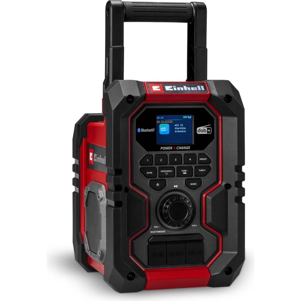  Einhell El Aletleri Einhell 3407995 Kale Kilit  TE-CR 18 Li DAB+/FM/BT - Solo - Akülü Radyo