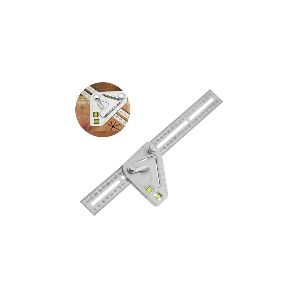 Rox Wood Rox Wood 153ROX0122 Kale Kilit  ROX WOOD 350MM TERAZİLİ AÇILI GÖNYE