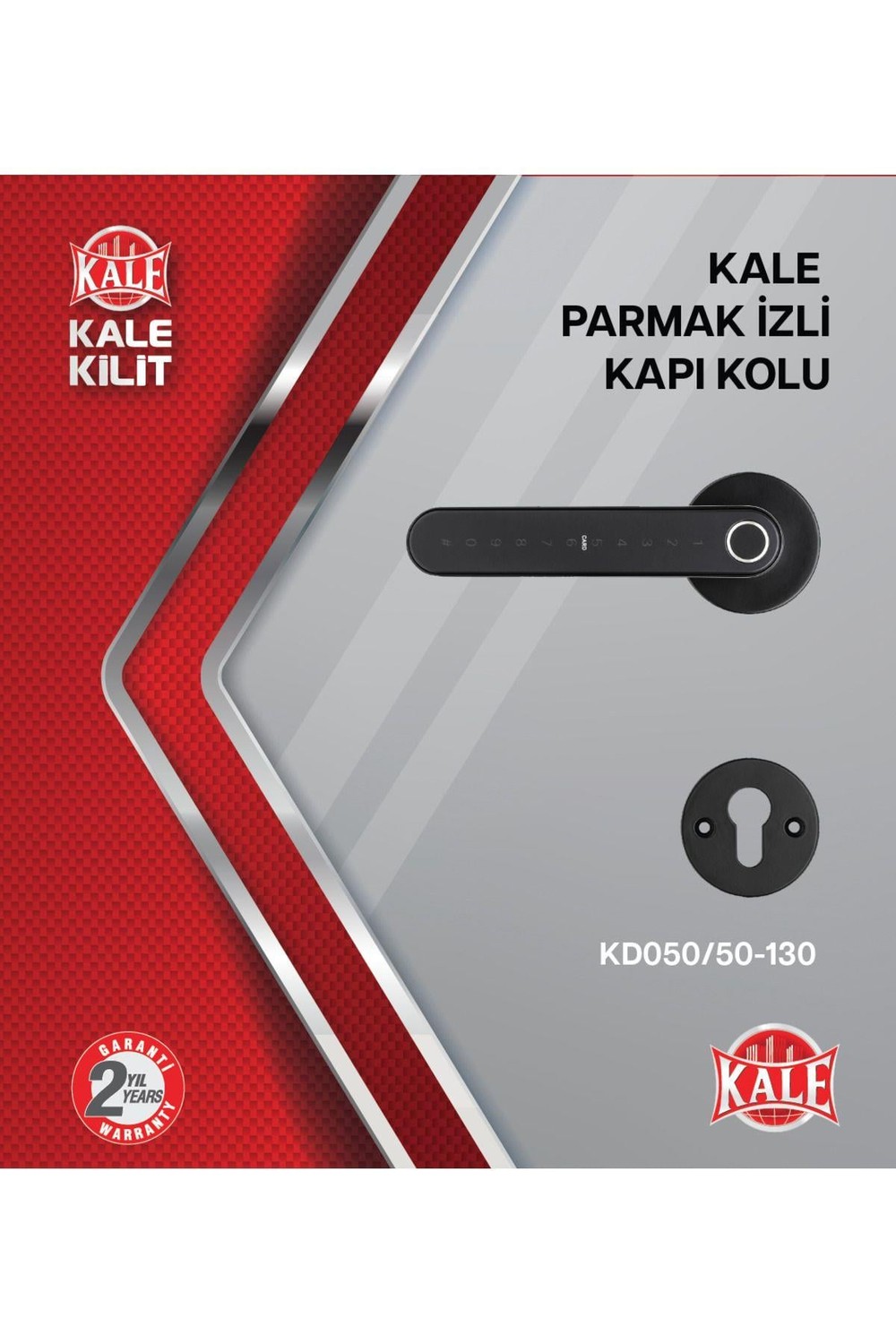 KD050/50-130 Kale Elektronik Şifreli ve Parmak İzli Çelik Kasa