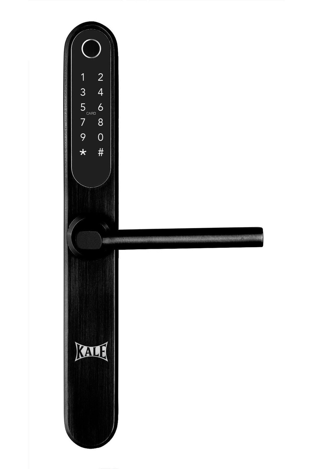 KD050/50-200 Kale  Elektronik Şifreli ve Parmak İzli Akıllı Kilit Siyah (Dar Tip) 