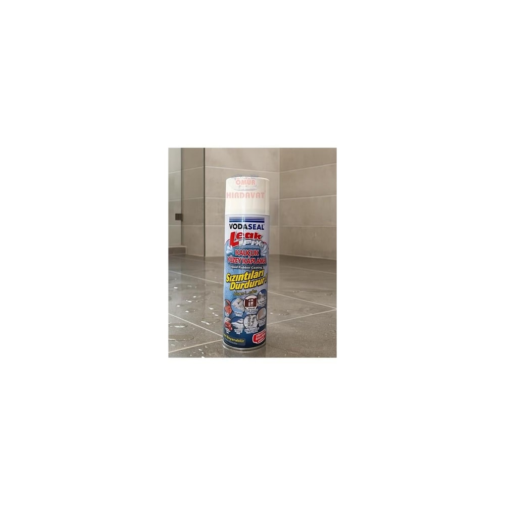 Leak Fix 200 ml – Beyaz Kauçuk Bazlı Su Geçirmez Sızdırmazlık Spreyi
