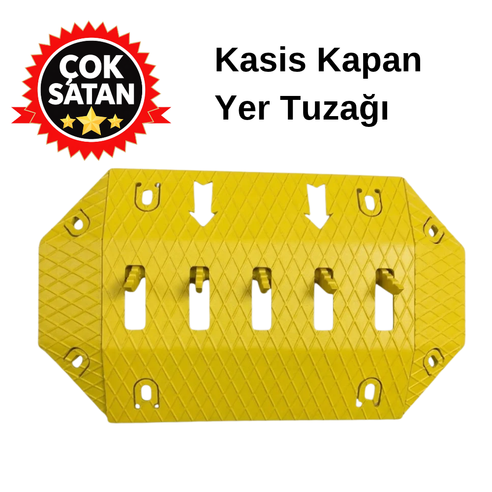 Araç Kapanı Yer Tuzağ - Kapan Kasis-Metal Kasis-(Asfalt Üstü)