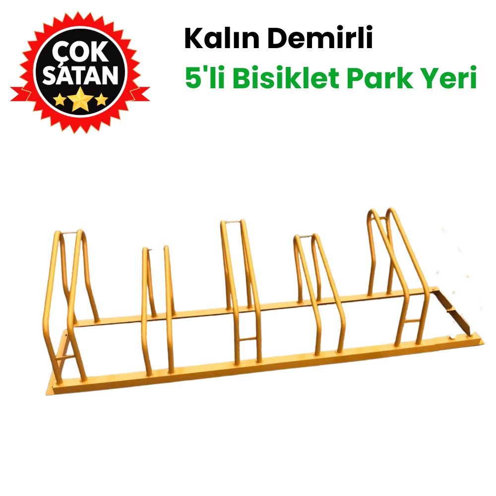 Bisiklet Park Yeri Beşli , Kalın Profil  Park Demiri
