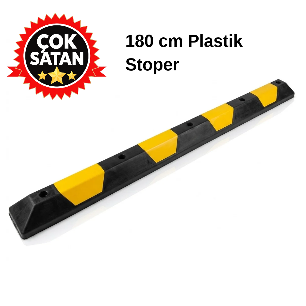 Otopark Araç Stoperi PPC 180x15x10 cm