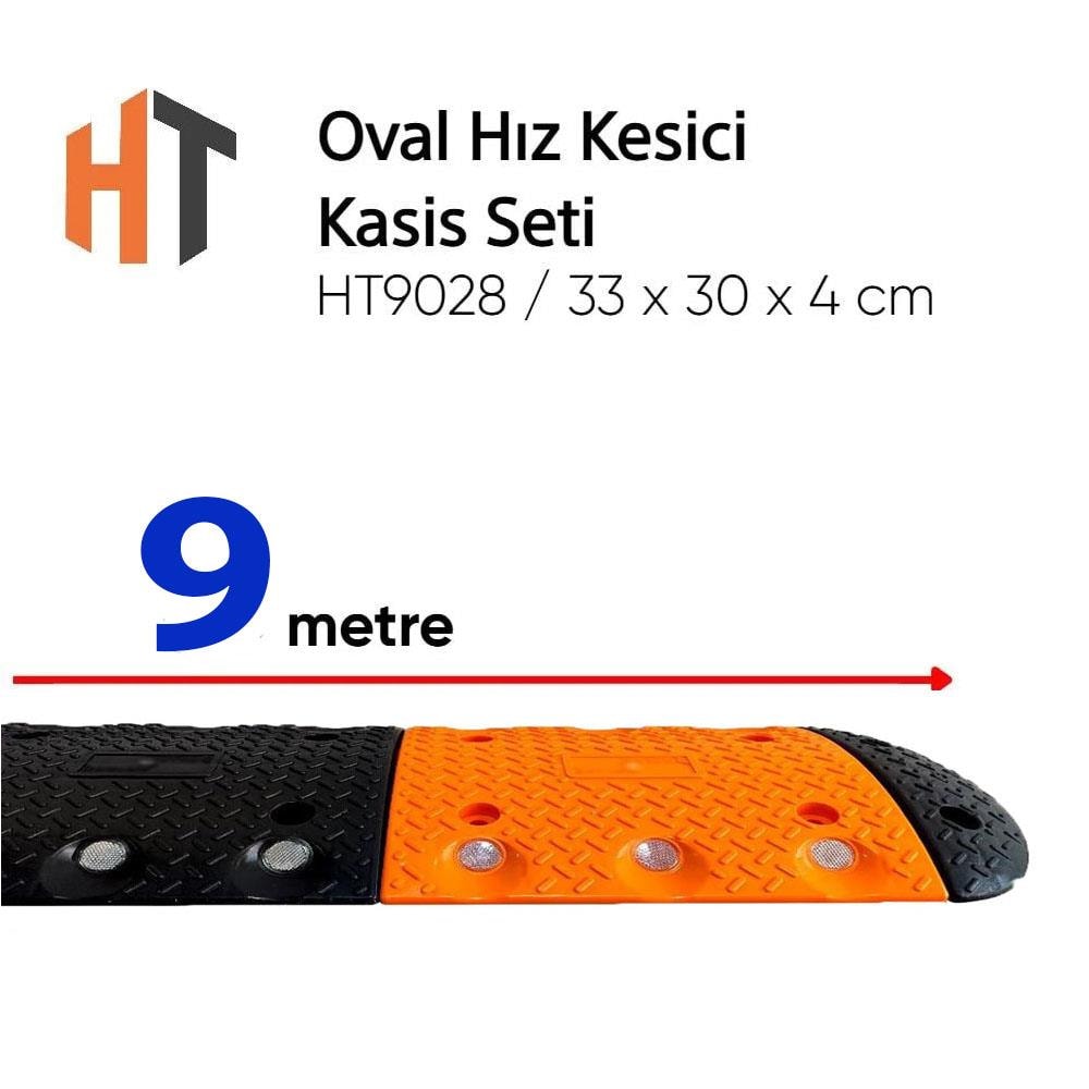Oval Hız Kesici, Kasis Seti 9 metre