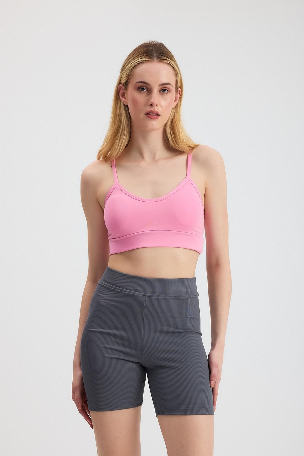 Sporcu Büstiyeri-Kaplı Büstiyer 3001 Pembe -rulem
