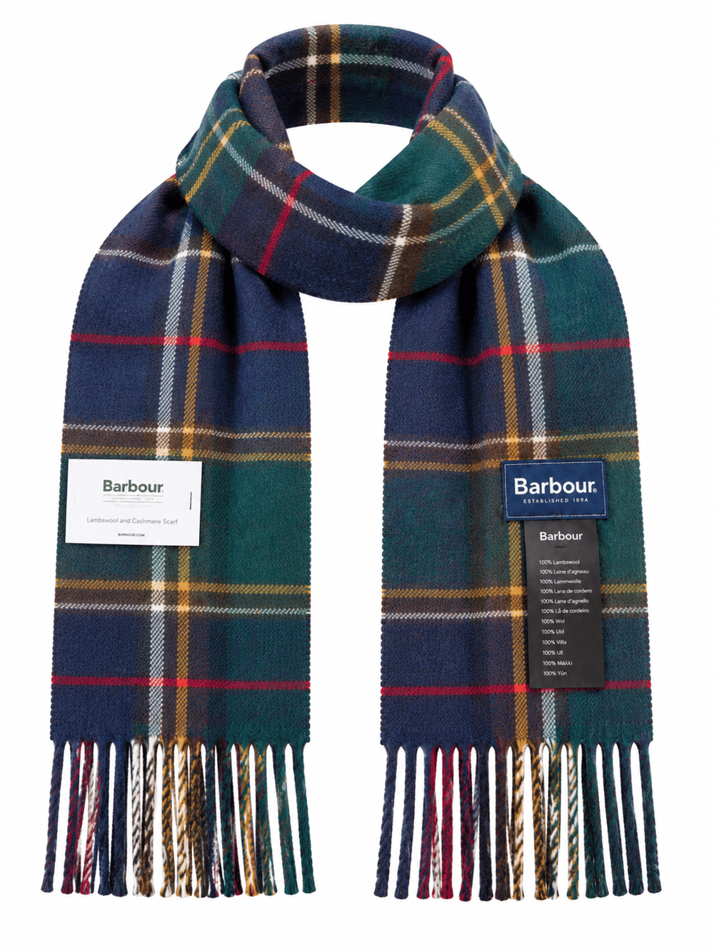 BARBOUR CASHMERE ATKI LACİVERT