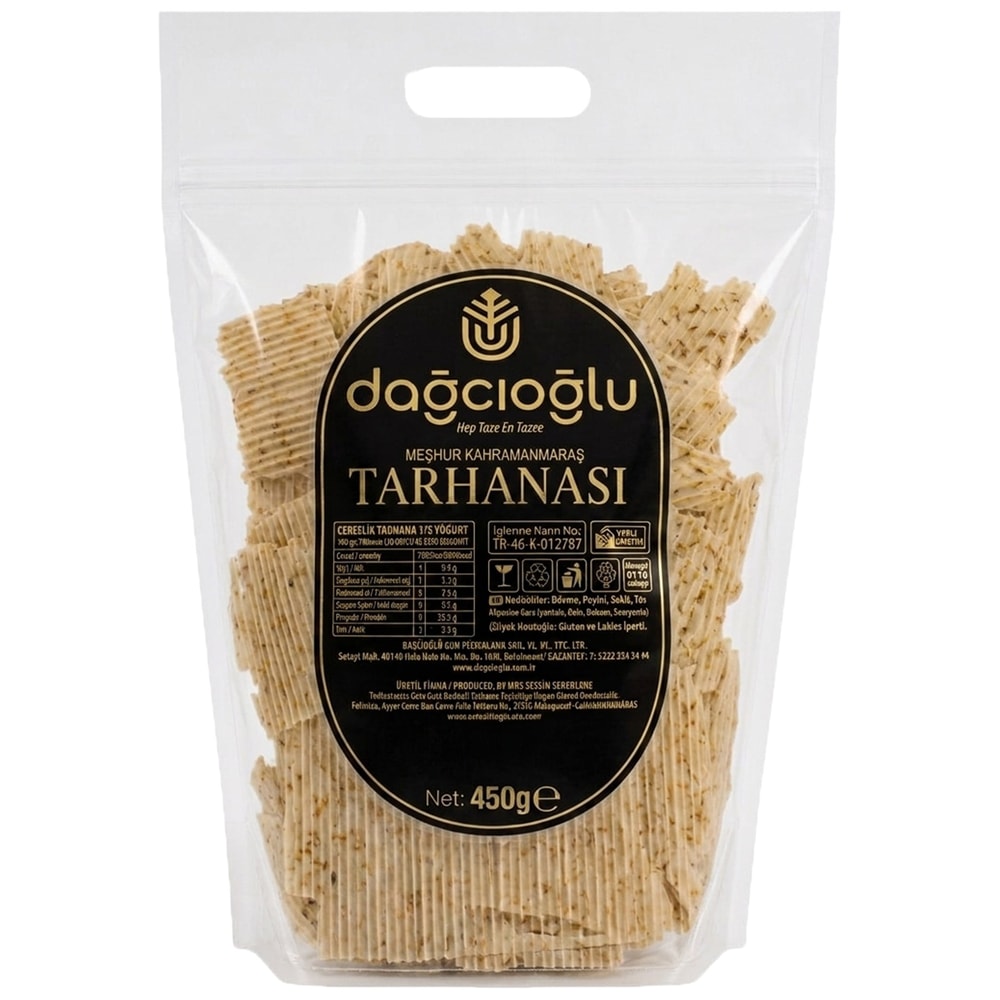 Dağcıoğlu Bol Yoğurtlu Çerezlik Maraş Tarhanası 450 Gr