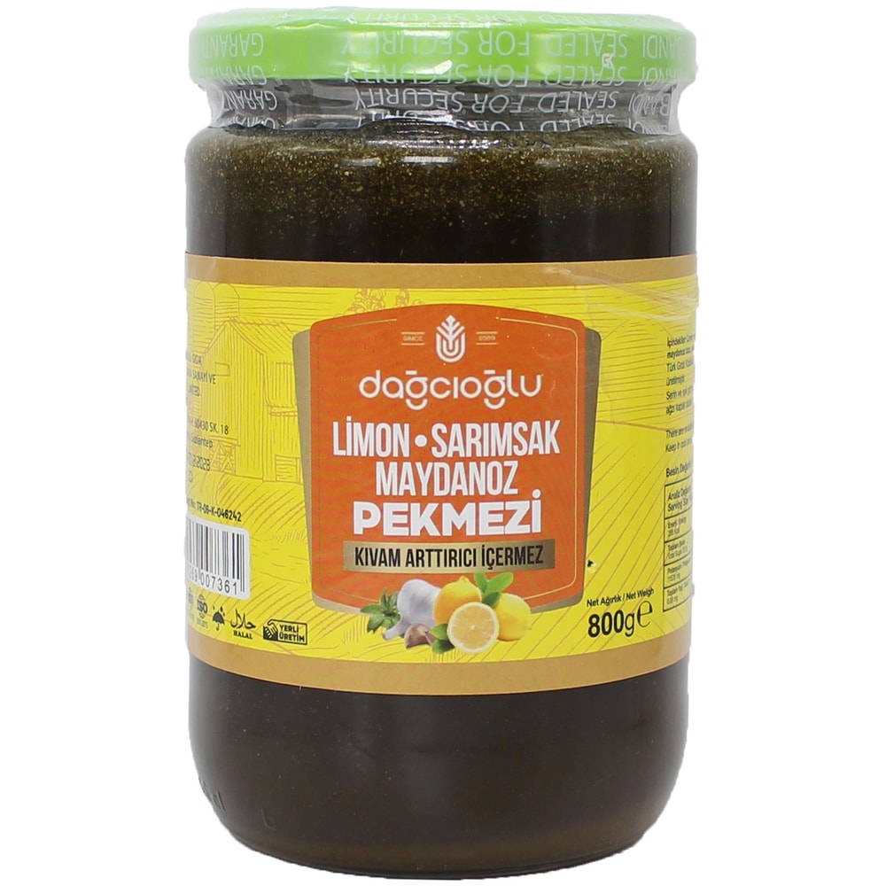 Dağcıoğlu Limon Sarımsak Maydanoz Pekmezi 800 Gr