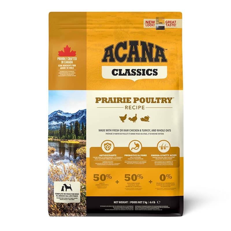 Acana Classics Prairie Poultry Tavuklu Köpek Maması 2 Kg, Yetişkin Köpek Maması, Acana