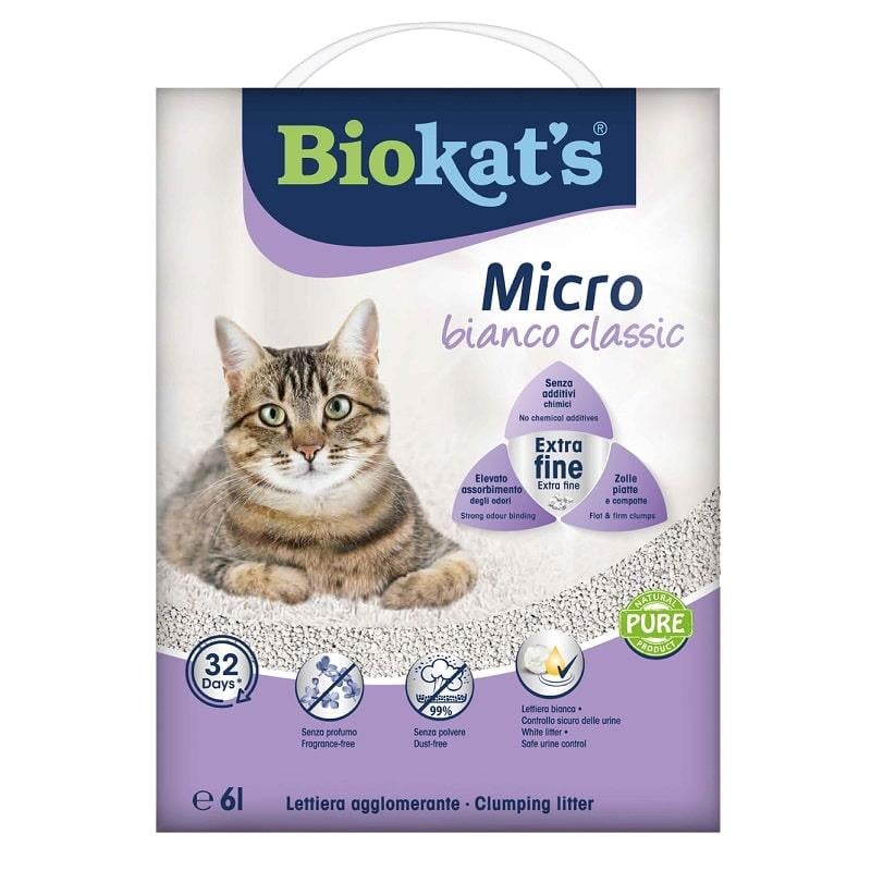 Biokats Micro Bianco Classic Kedi Kumu 6 lt, KATEGORİSİZ, Biokats