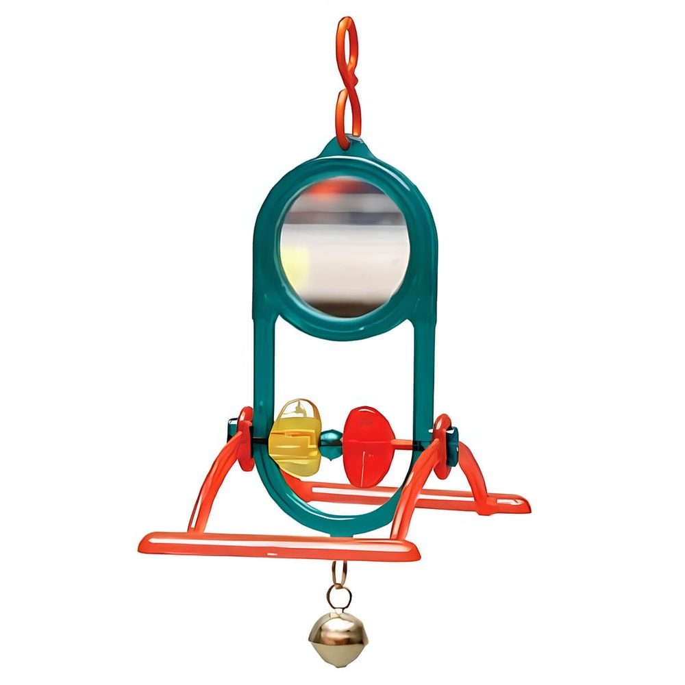 Birdlife Zilli Tünekli Ayna, Kuş Oyuncakları, Birdlife