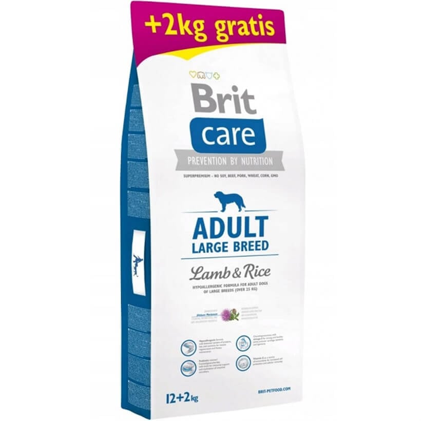 Brit Care Büyük Irk Kuzulu Yetişkin Köpek Maması 12+2 Kg