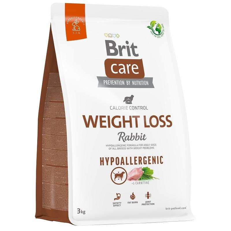 Brit Care Tavşanlı Pirinçli Kilo Dengeleyici Köpek Maması 3 Kg, Yetişkin Köpek Maması, Brit Care