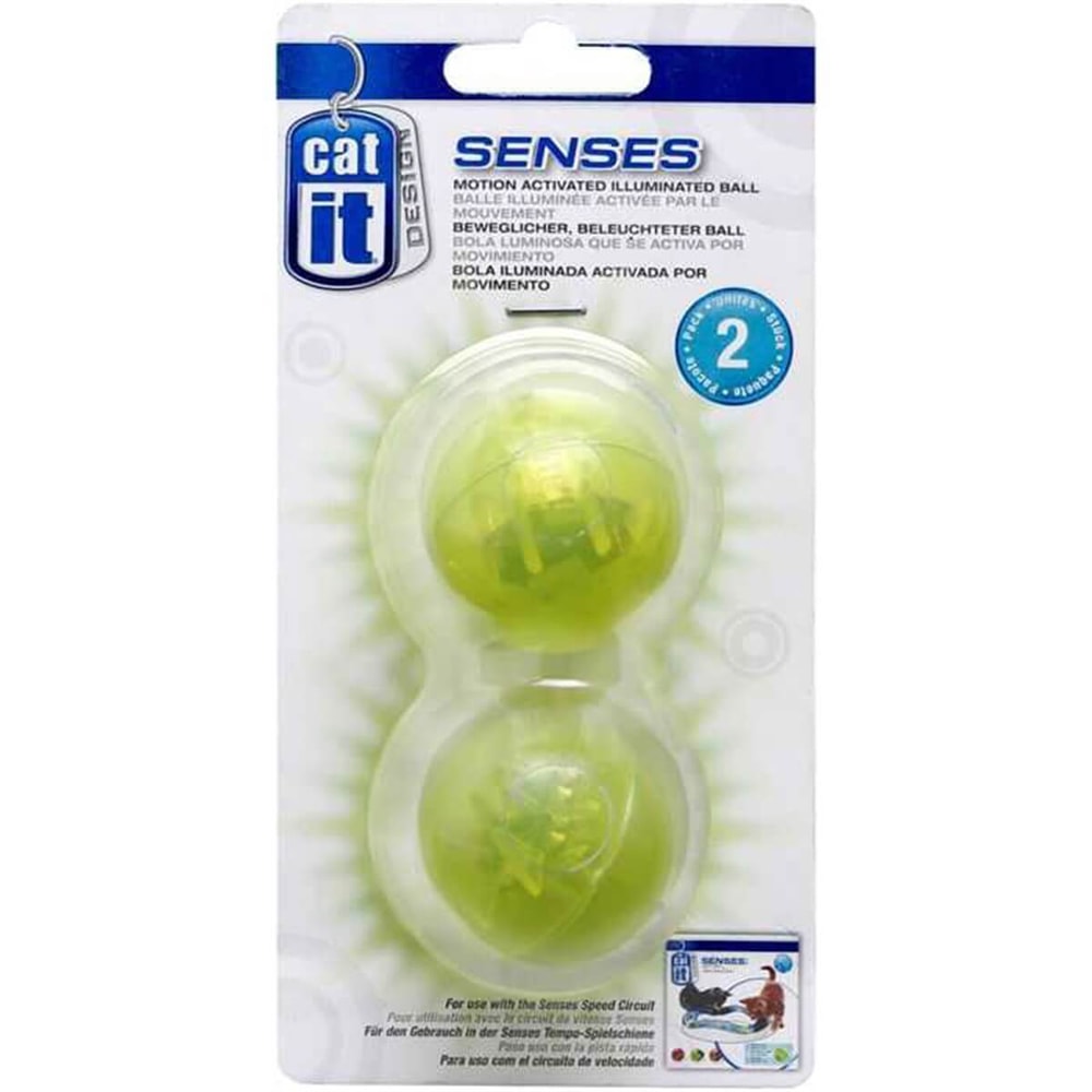 Cat It Senses Işıklı Kedi Oyun Topu 2 Adet