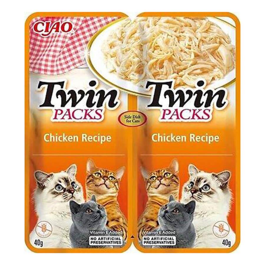 Ciao Inaba Twin Packs Tavuklu Kedi Çorbası 2 x 40 Gr, , Ciao