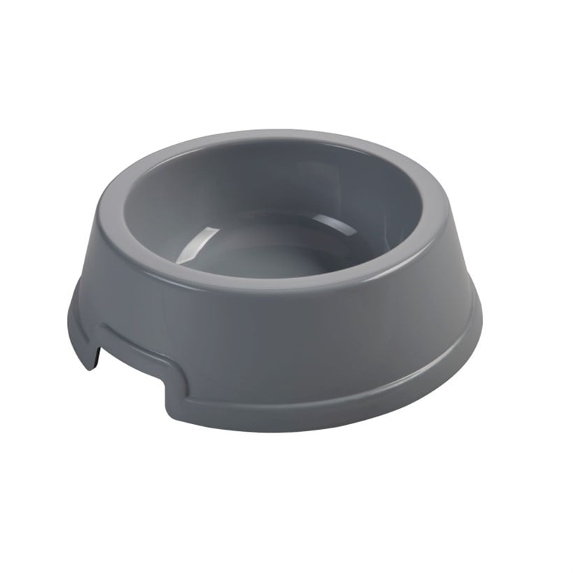 Çınar Kedi Köpek Mama Kabı 200 Ml Gri, Plastik Mama ve Su Kapları, Çınar