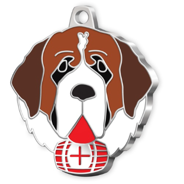 Dalis Pet Tag St. Bernard Köpek Künyesi, Köpek Künyesi, Dalis