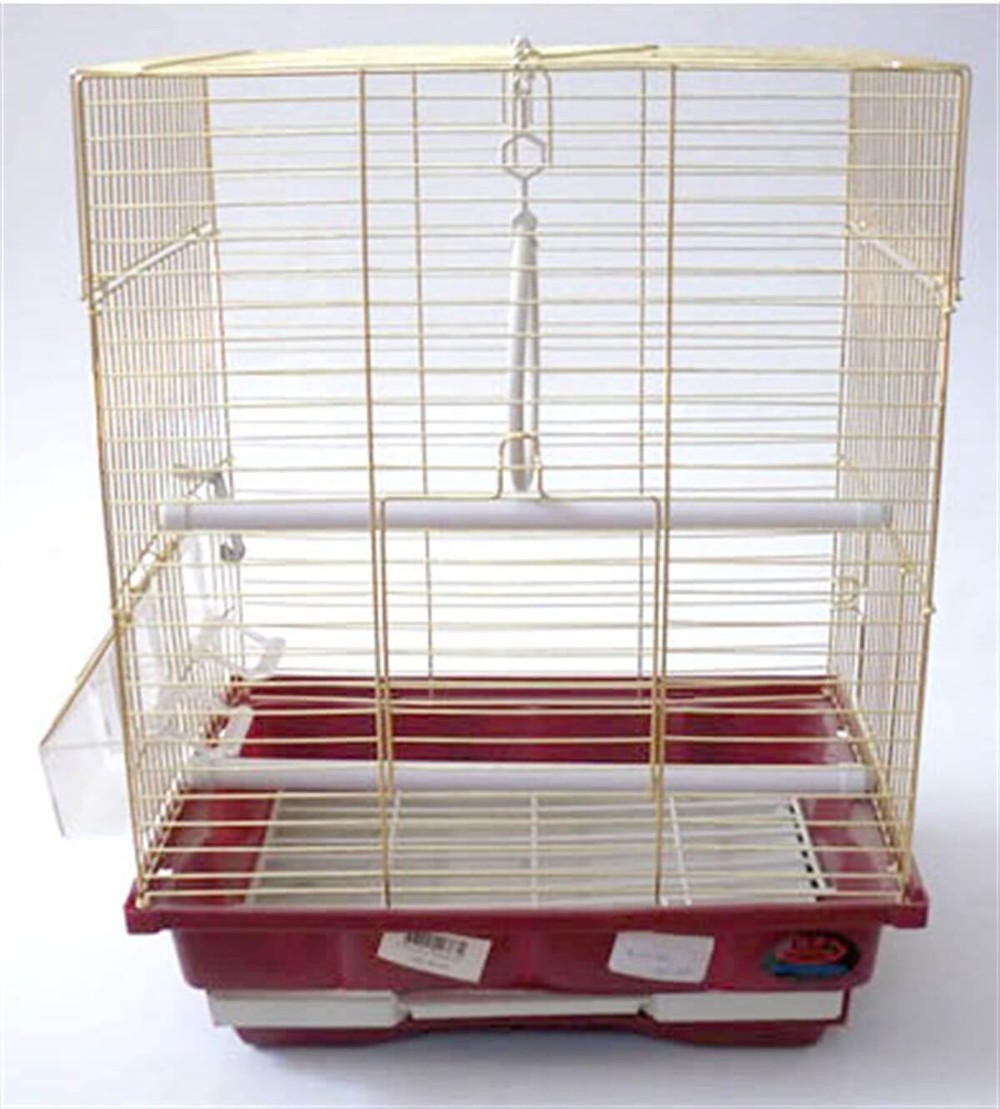 Dayang Düz İki Kapılı Muhaabbet Kafesi 30x23x39 Cm