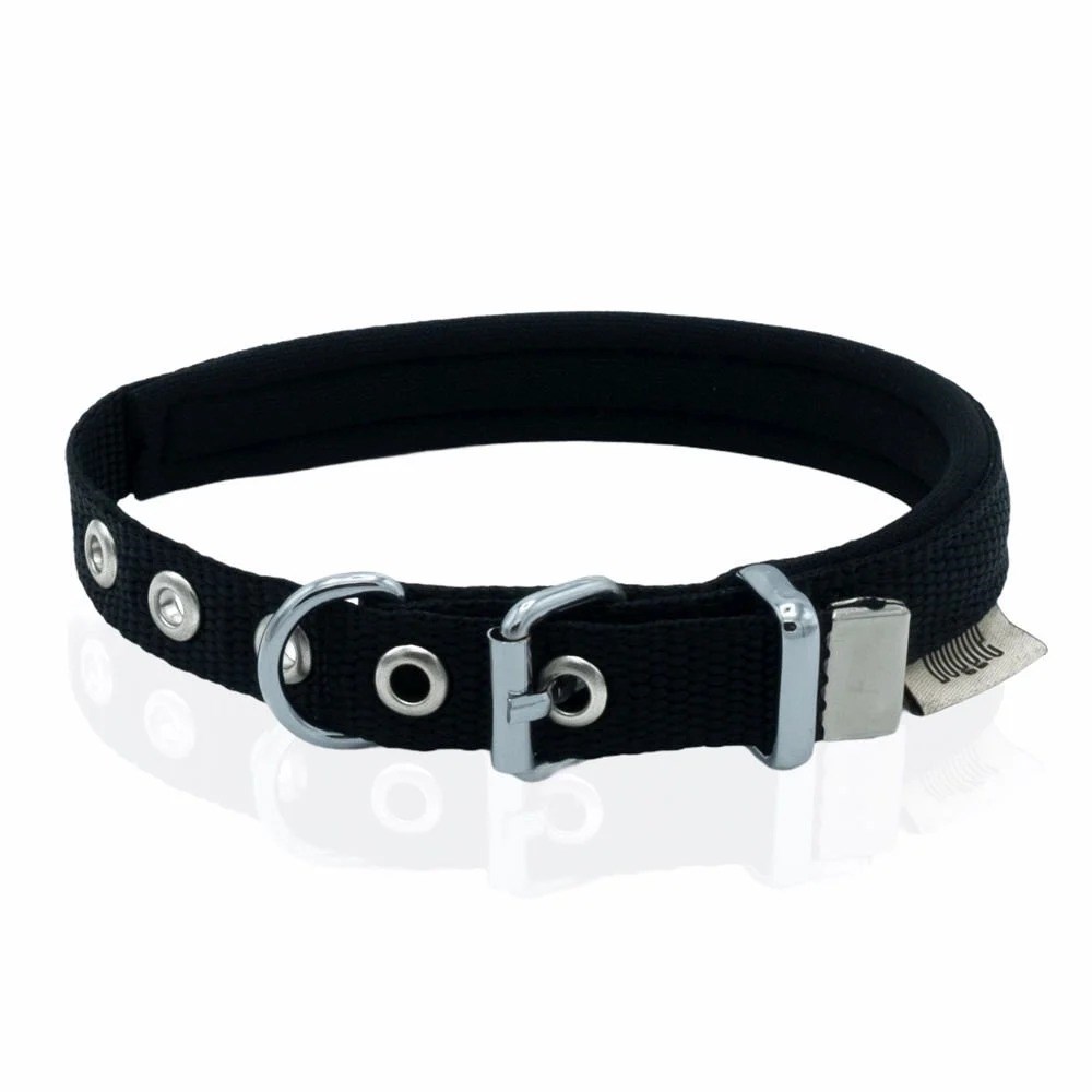 Doggie Comfort Sade Dokuma Boyun Tasması 1,5 X 20 - 25 Cm Siyah, KATEGORİSİZ, Doggie