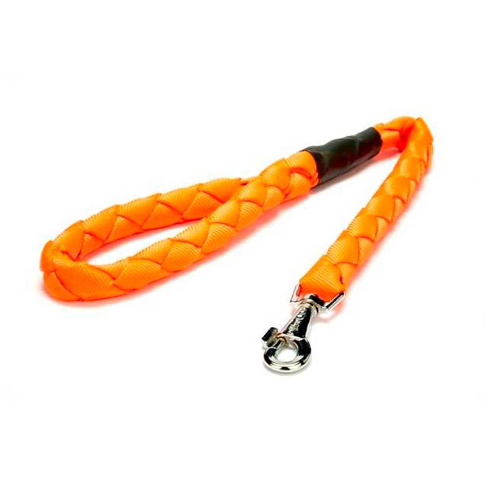 Doggie Dokuma Örgülü Gezdirme 90 Cm Turuncu