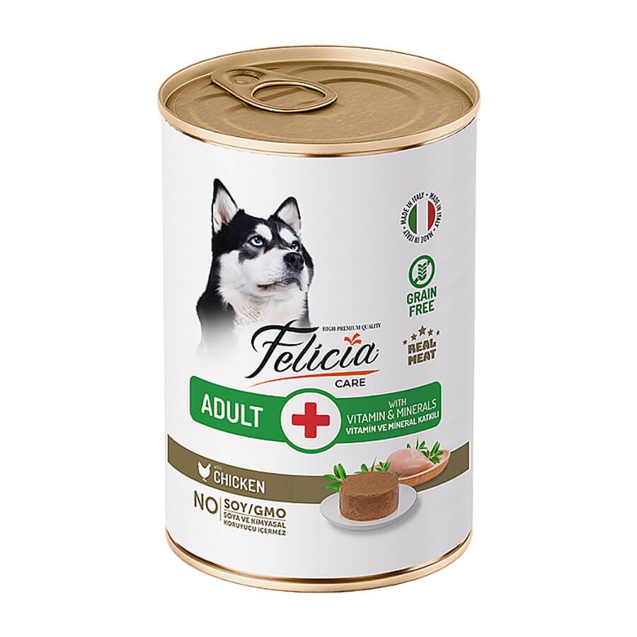 Felicia Yetişkin Tahılsız Tavuklu Köpek Konserve 400 Gr, KATEGORİSİZ, Felicia