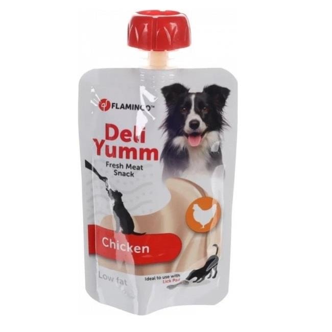 Flamingo Deli Yumm Tavuklu Taze Likit Köpek Ödülü 90gr, Köpek Atıştırmalıkları, Flamingo