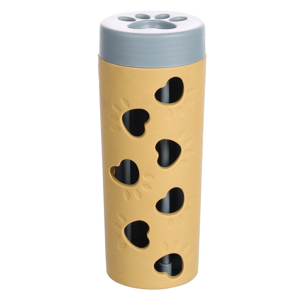 Flamingo Deru Silindir Ödül Maması Dispanseri, Köpek Ödül ve Oyun Topu, Flamingo