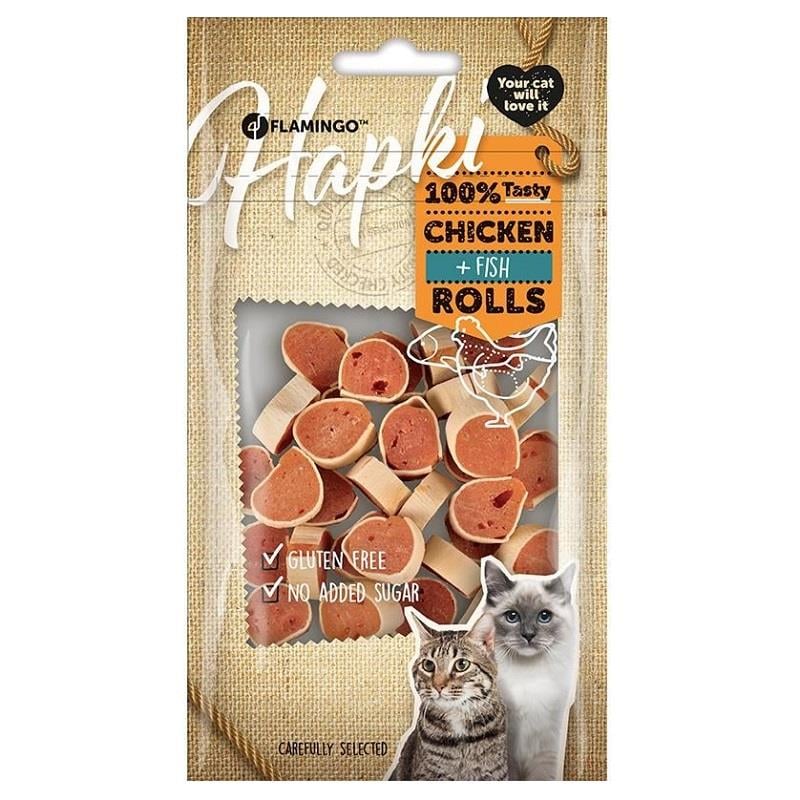 Flamingo Hapki Tavuklu ve Balıklı Kedi Ödül Maması 50Gr, Kedi Ödül Maması, Flamingo