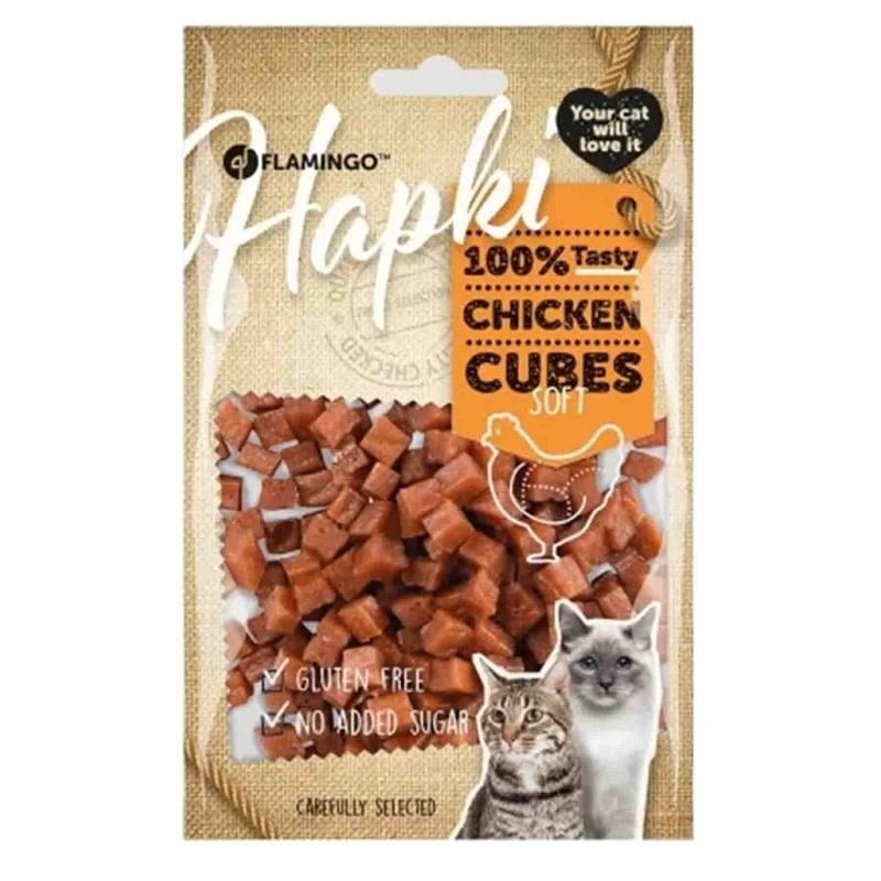 Flamingo Hapki Tavuklu Yumuşak Küp Kedi Ödülü 85gr, Kedi Ödül Maması, Flamingo