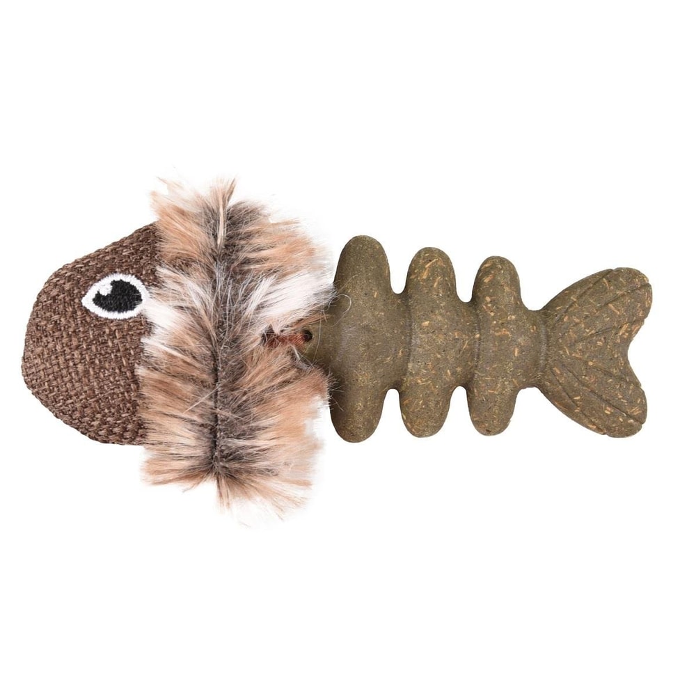 Flamingo  Natura Catnip Balık Şeklinde Oyuncak, Kedi Otlu Oyuncak, Flamingo