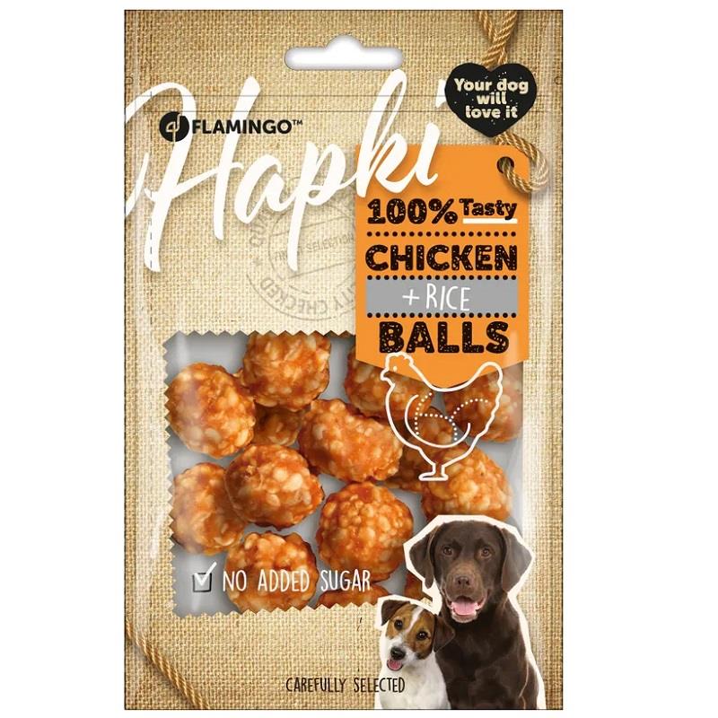 Flamingo Tavuklu ve Pirinçli Top Köpek Ödül Maması 75 Gr, Köpek Atıştırmalıkları, Flamingo