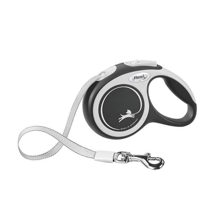 Flexi New Comfort 5 Mt Şerit Small Siyah, Otomatik Köpek Tasması, Flexi