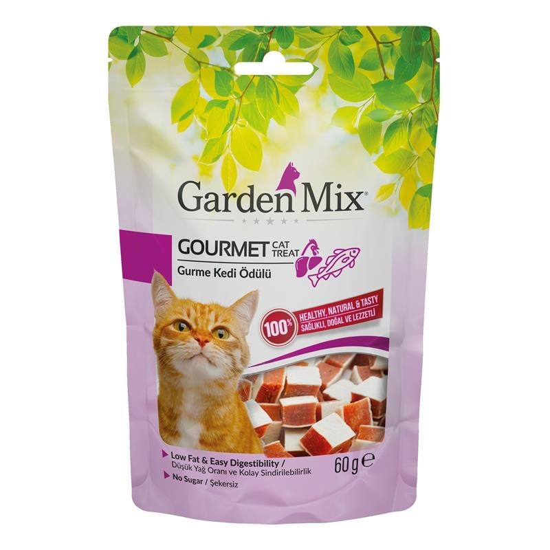 Garden Mix Gurme Kedi Ödülü 60 Gr, Kedi Ödül Maması, GardenMix
