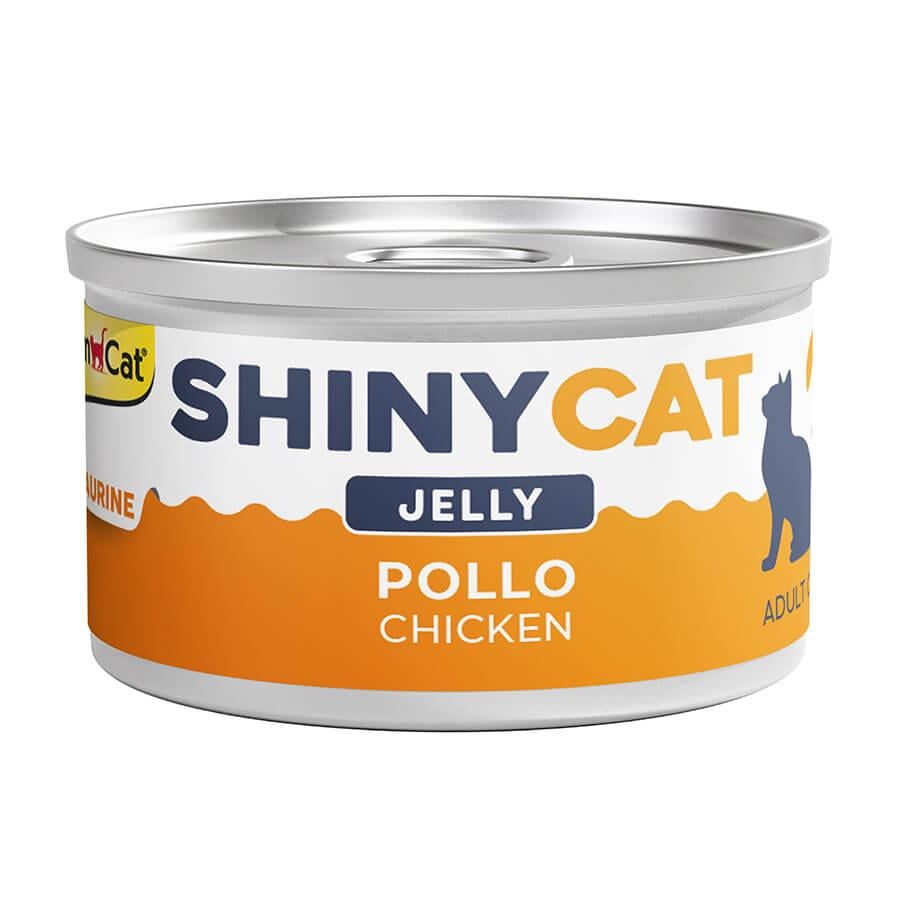 GimCat Shiny Cat Tavuklu Jöleli Öğünlük Kedi Konservesi 70 Gr, Yetişkin Kedi Yaş Mama, GimCat