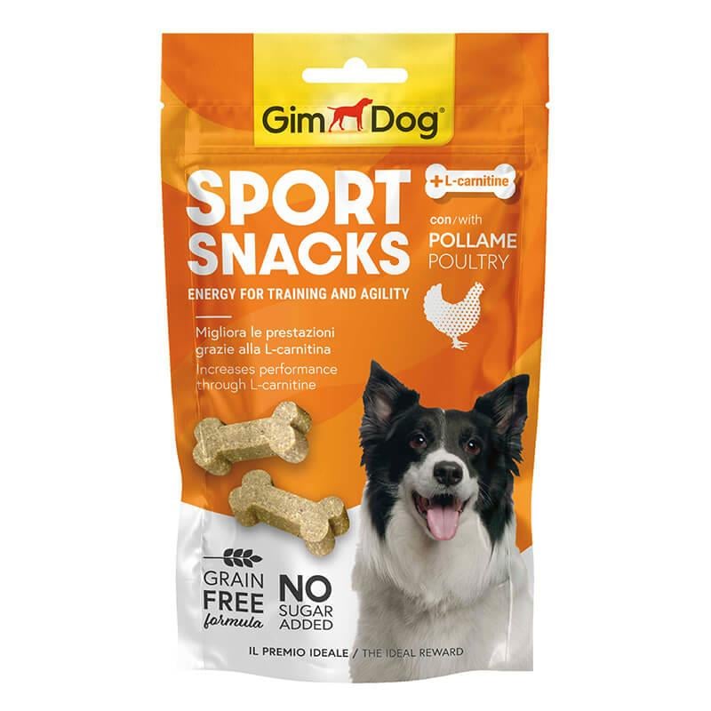 Gimdog Sportsnacks Mini Kemik Tavuk ve L-Carnitin 60 Gr, Köpek, GimDog