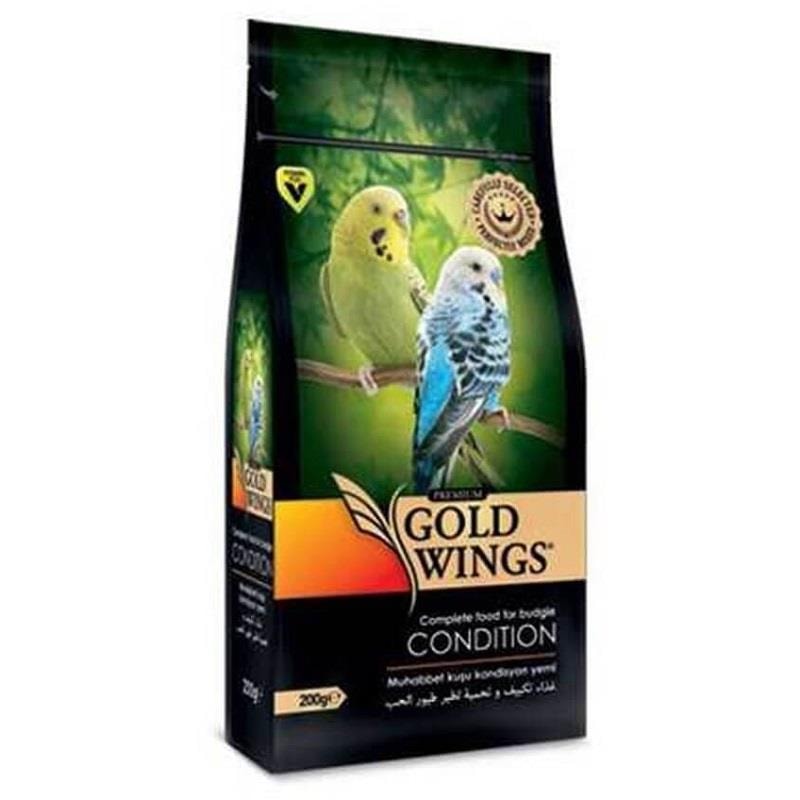Gold Wings Premium Muhabbet Kuşu Kondisyon Yemi 200 Gr, Muhabbet Kuşu Yemi, Gold Wings