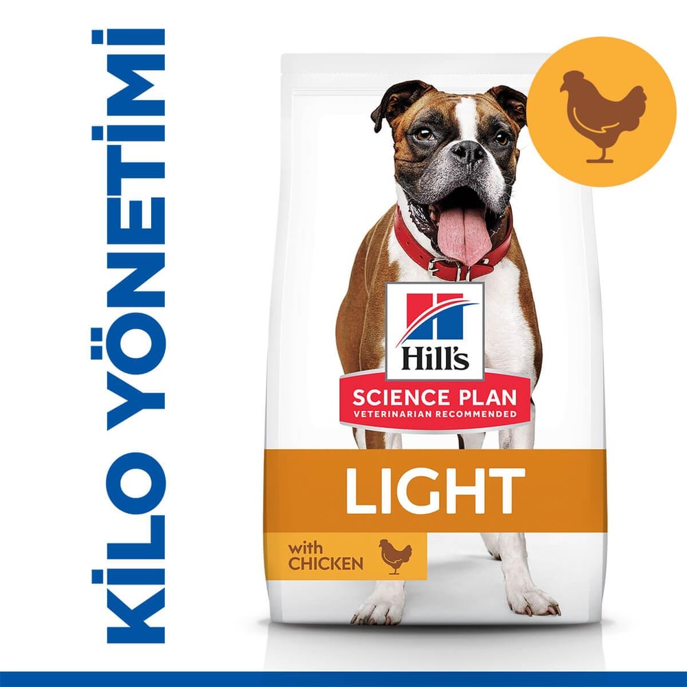 Hills Canine Light Yetişkin Köpek Kuru Maması 2.5 Kg, Diyet Light Köpek Mamaları, Hills