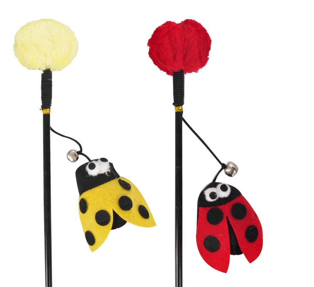 Karlie Uğur Böceği Kedi Oyun Oltası