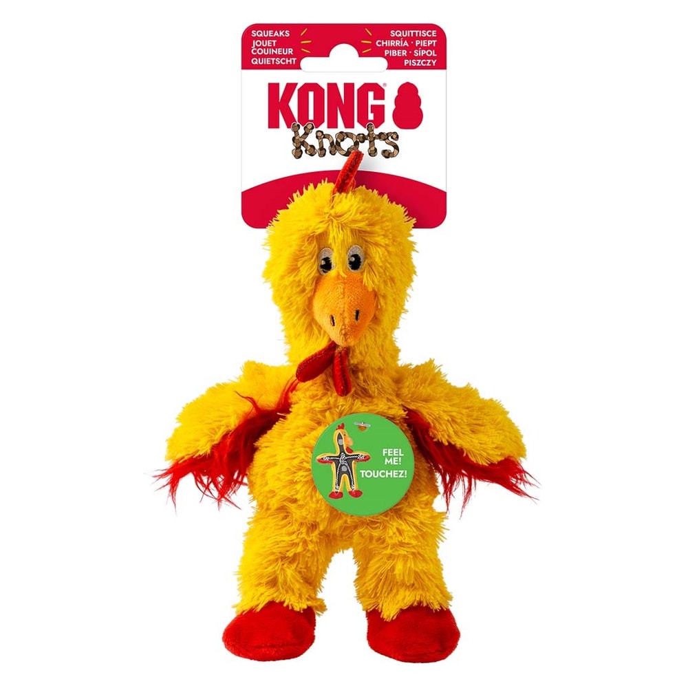 KONG Knots Tavuk İp İskeletli Köpek Oyuncağı S, KATEGORİSİZ, Kong