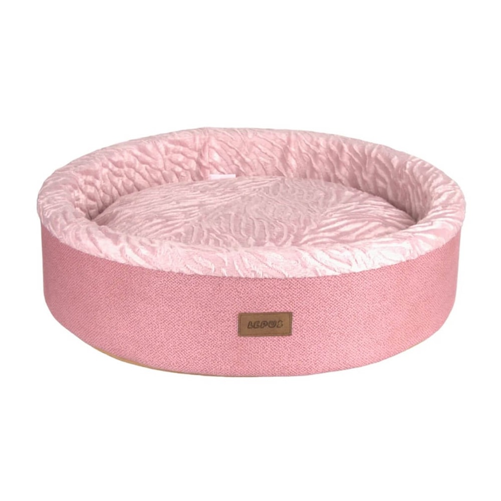 Lepus Mia Donut Kedi ve Küçük Köpek Yatağı Pembe 50 cm, Kedi, Lepus