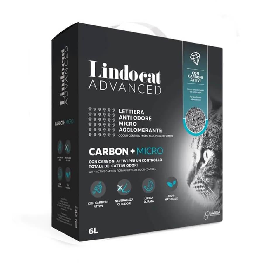Lindocat Advanced Aktif Karbonlu Ekstra Topaklanan Kedi Kumu 6L, KATEGORİSİZ, Lindo Cat