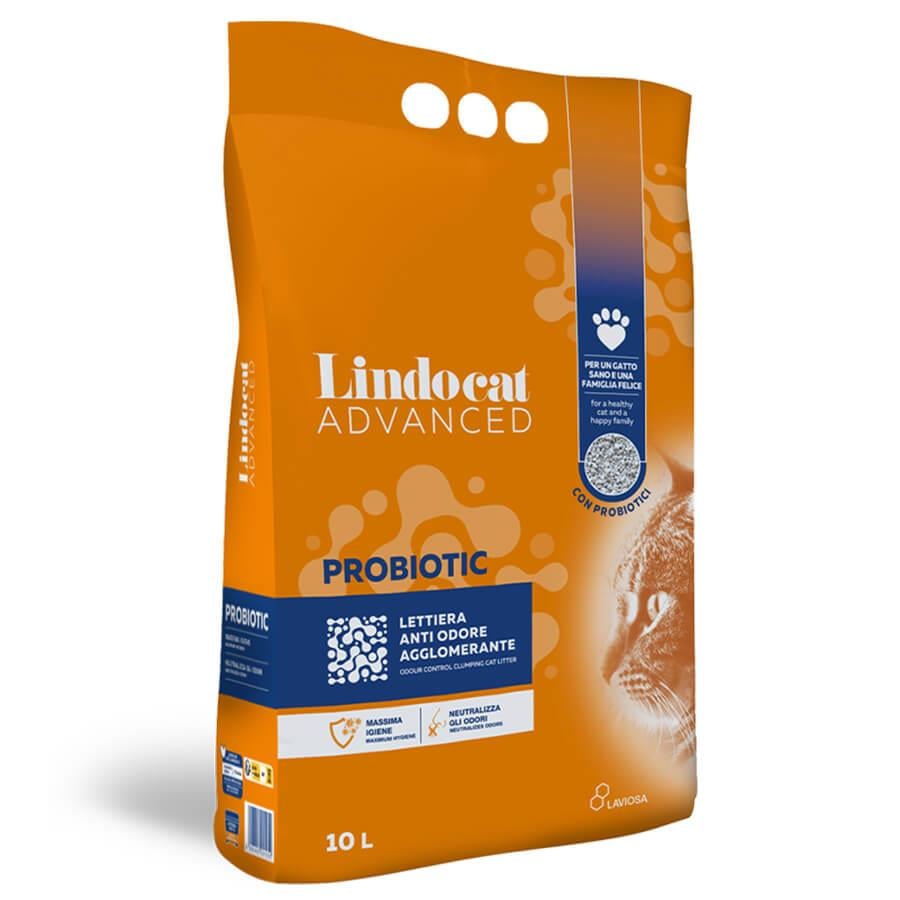 Lindocat Advanced Probiotic Bakteri Önleyici Topaklanan Kedi Kumu 10L, KATEGORİSİZ, Lindo Cat