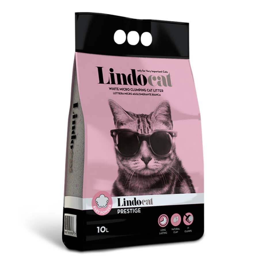 Lindocat Prestige Bebek Pudralı Kedi Kumu 10L, KATEGORİSİZ, Lindo Cat