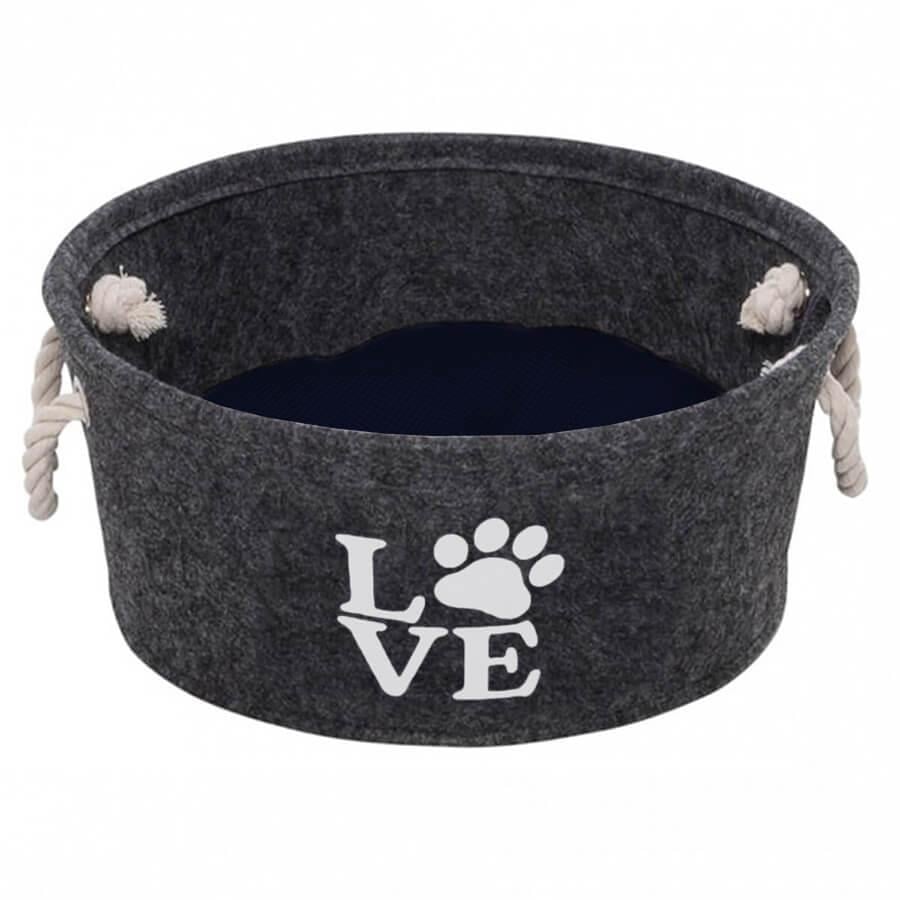 Lionpets Keçe Kedi Ve Köpek Yatağı 60 Cm Antrasit, KATEGORİSİZ, LionPets